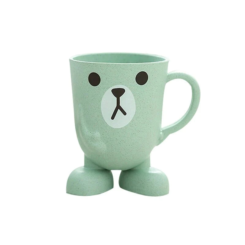 Bear Face Toothbrush Holder Mug