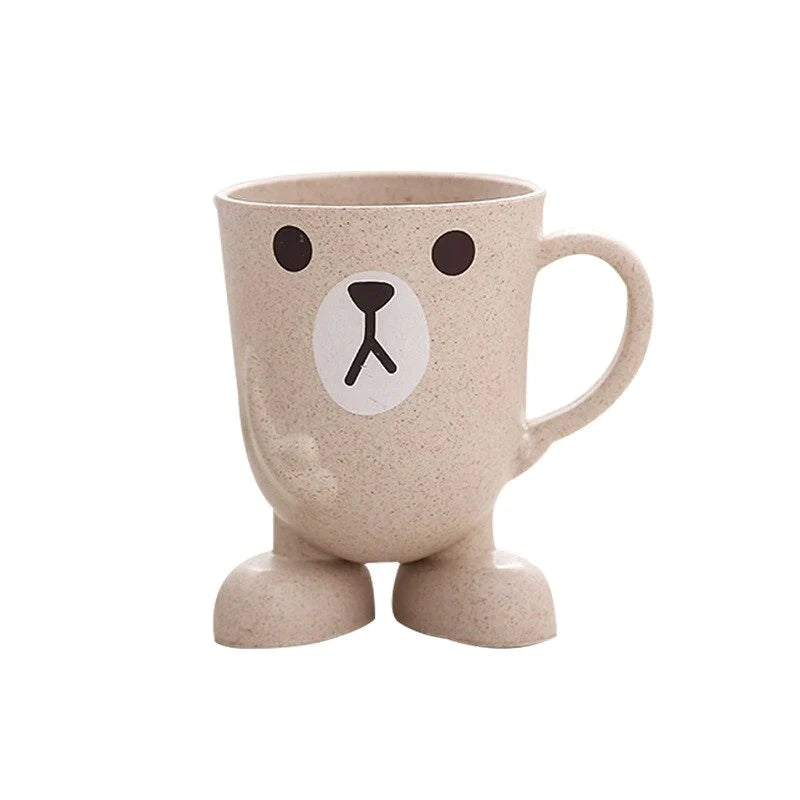 Bear Face Toothbrush Holder Mug